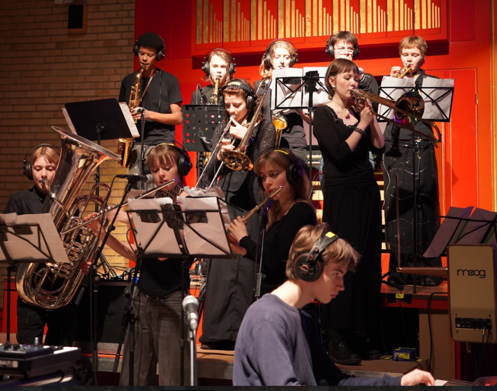 Sankt Annæ Gymnasium_elever spiller musik